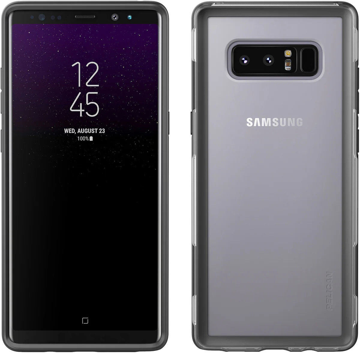 Adventurer Case for Samsung Galaxy Note 8 - Clear Black - Image 4