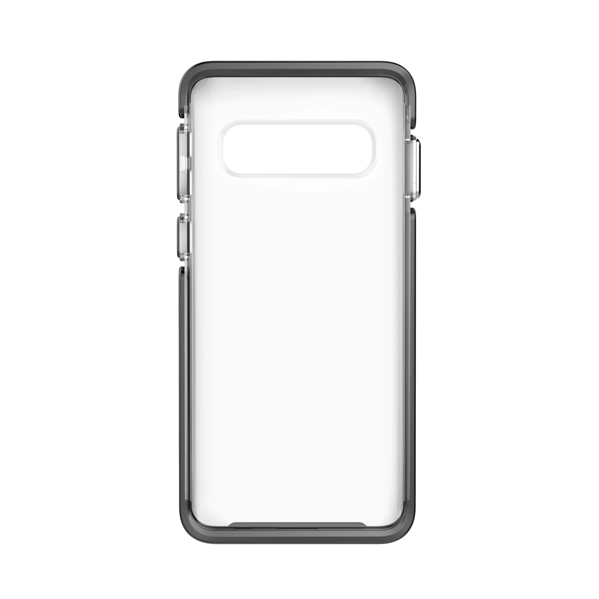 Ambassador Case for Samsung Galaxy S10 - Clear Black Silver - Image 4