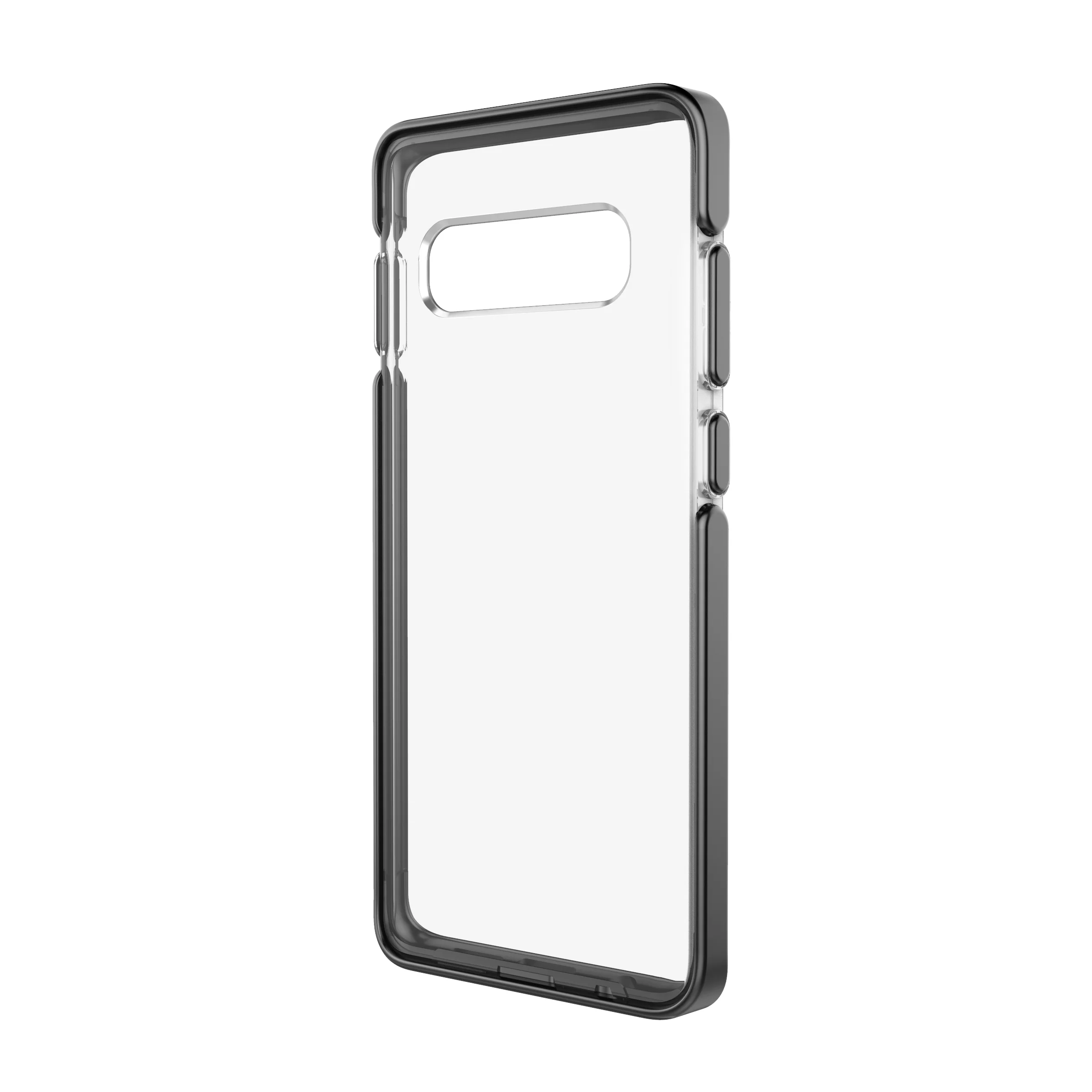 Ambassador Case for Samsung Galaxy S10+ (PLUS SIZE) - Clear Black Silver - Image 3