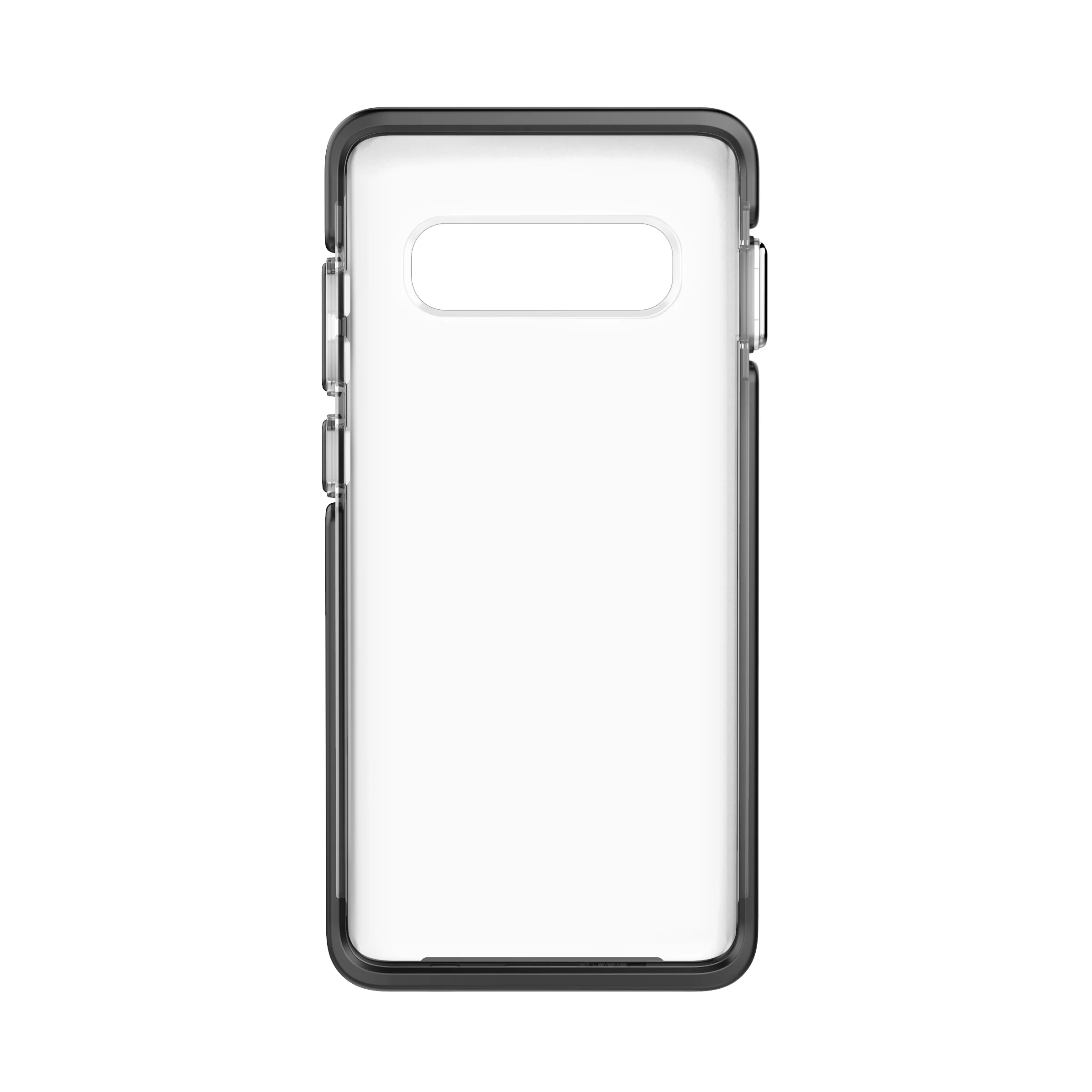 Ambassador Case for Samsung Galaxy S10+ (PLUS SIZE) - Clear Black Silver - Image 4