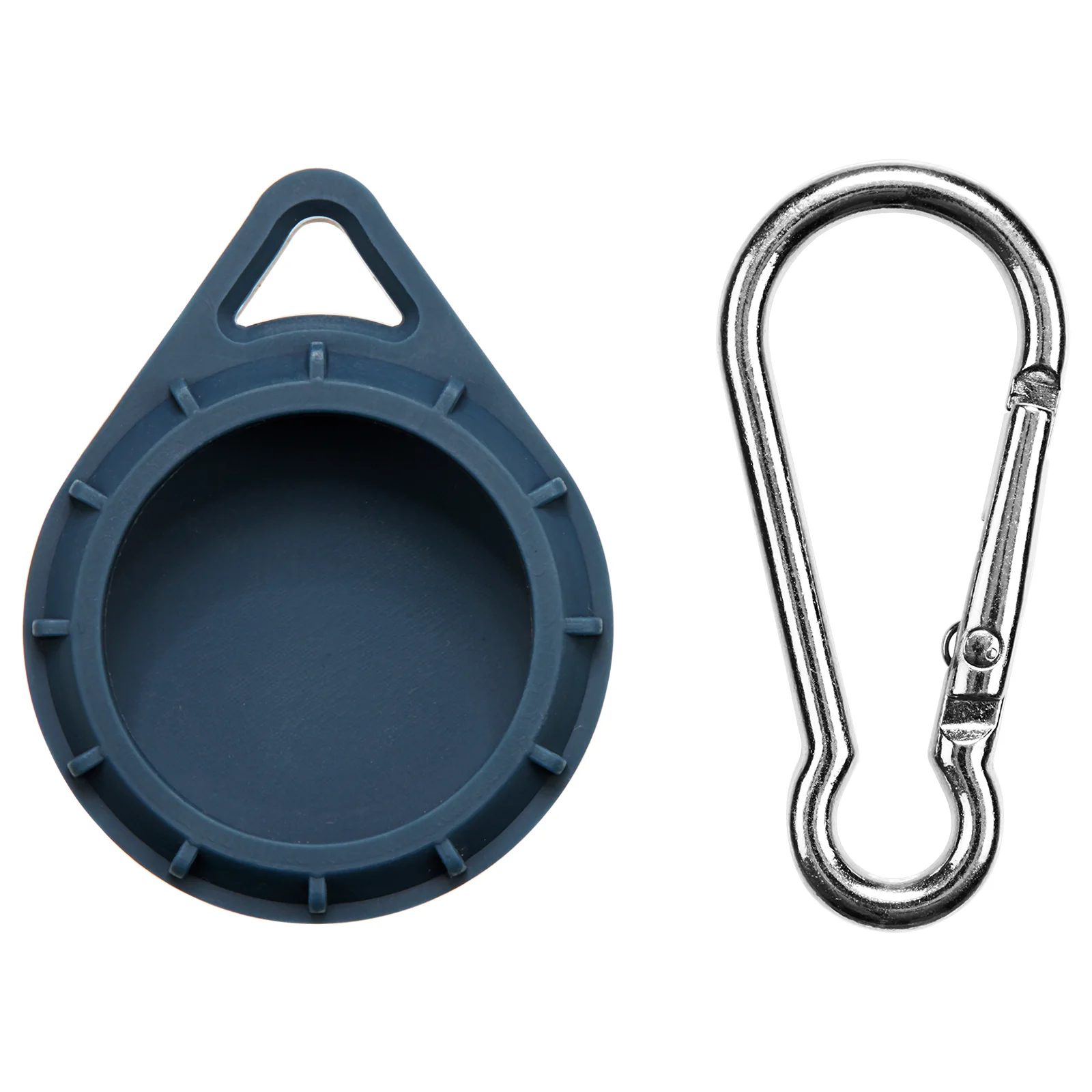 Protector AirTag Case With Carabiner Clip - Navy - Image 5