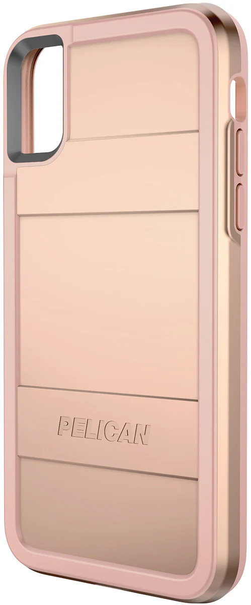Protector Case for Apple iPhone X / Xs - Metallic Rose Gold - Image 3