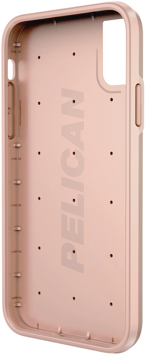 Protector Case for Apple iPhone X / Xs - Metallic Rose Gold - Image 4