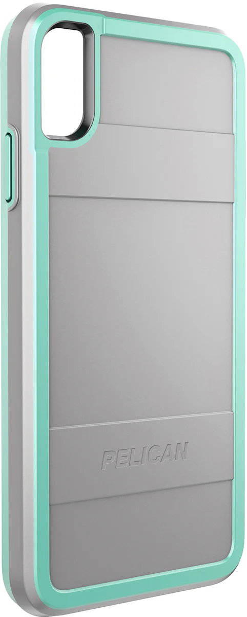Protector Case for Apple iPhone Xs Max - Aqua Gray - Image 2
