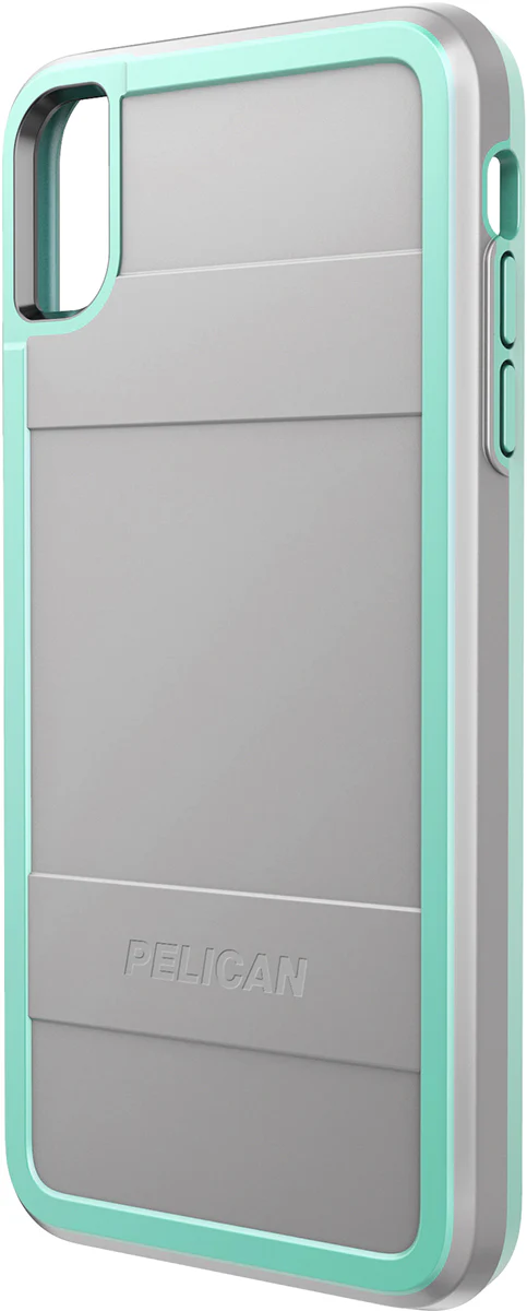 Protector Case for Apple iPhone Xs Max - Aqua Gray - Image 3
