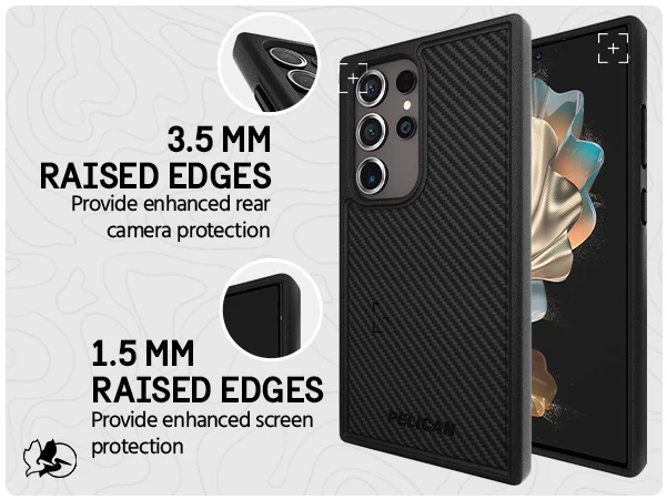 Protector Case For Samsung Galaxy S24 Ultra - Carbon - Image 4