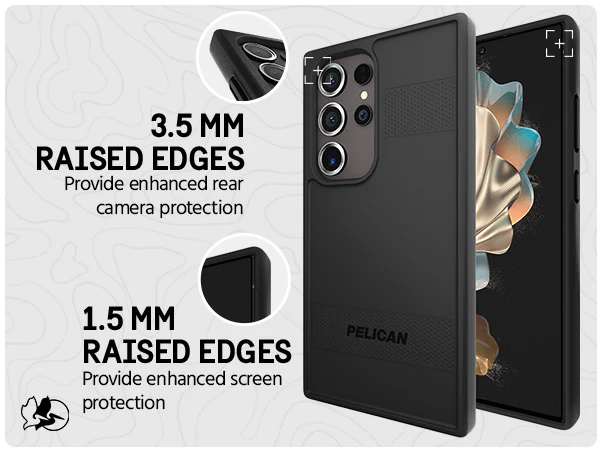 Protector Case For Samsung Galaxy S24 Ultra - Black - Image 4