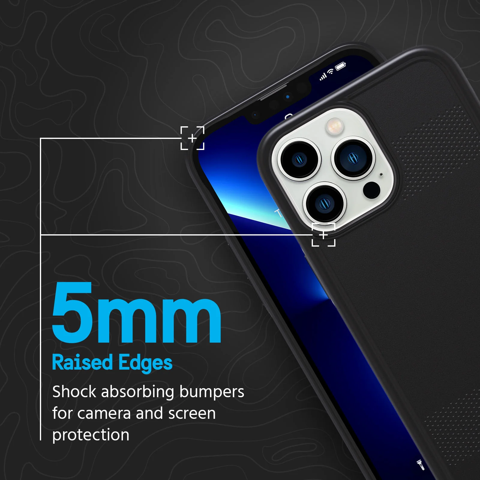 Protector w/ MagSafeĀ® for iPhone 14 Plus - Black - Image 4