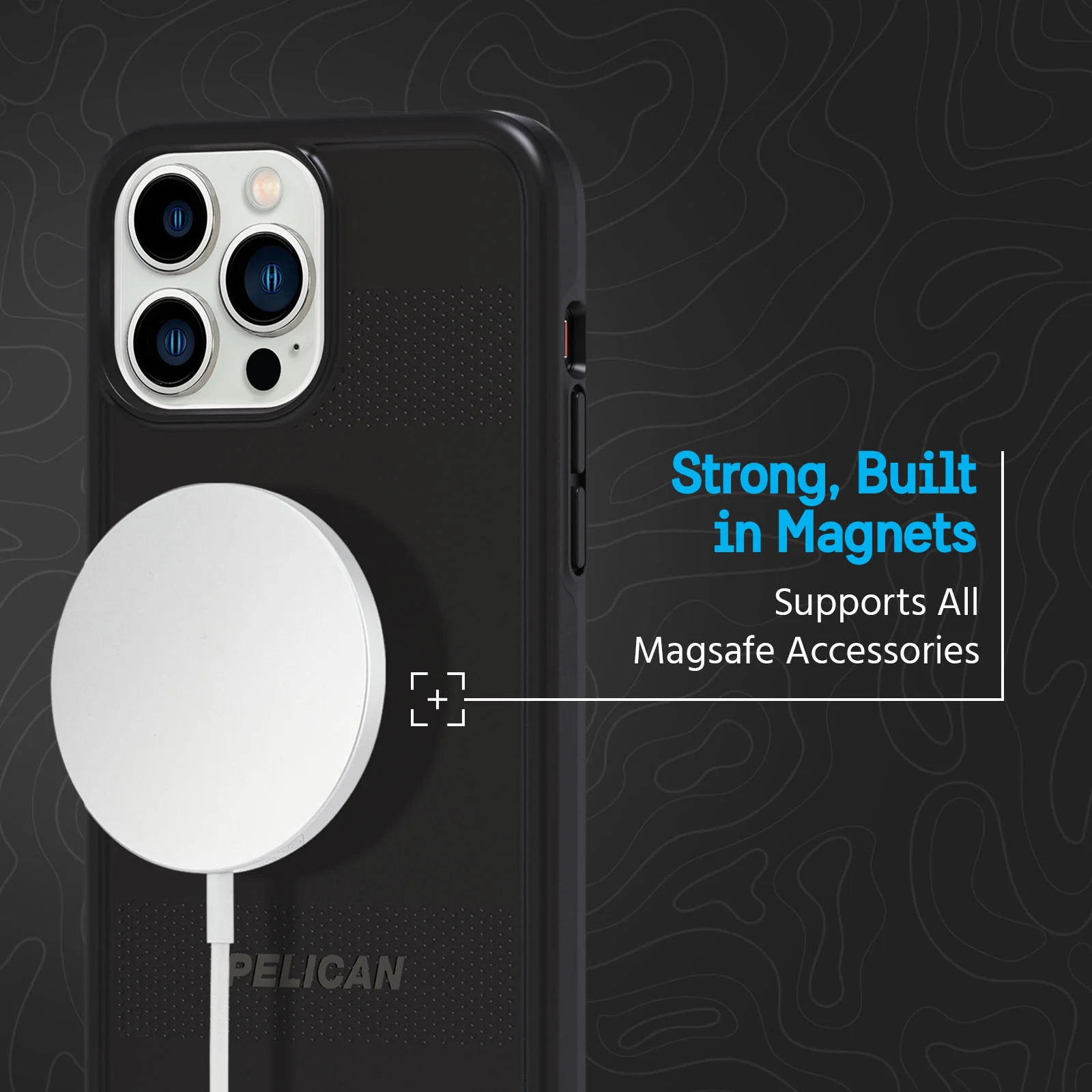 Protector w/ MagSafeĀ® for iPhone 14 Plus - Black - Image 5