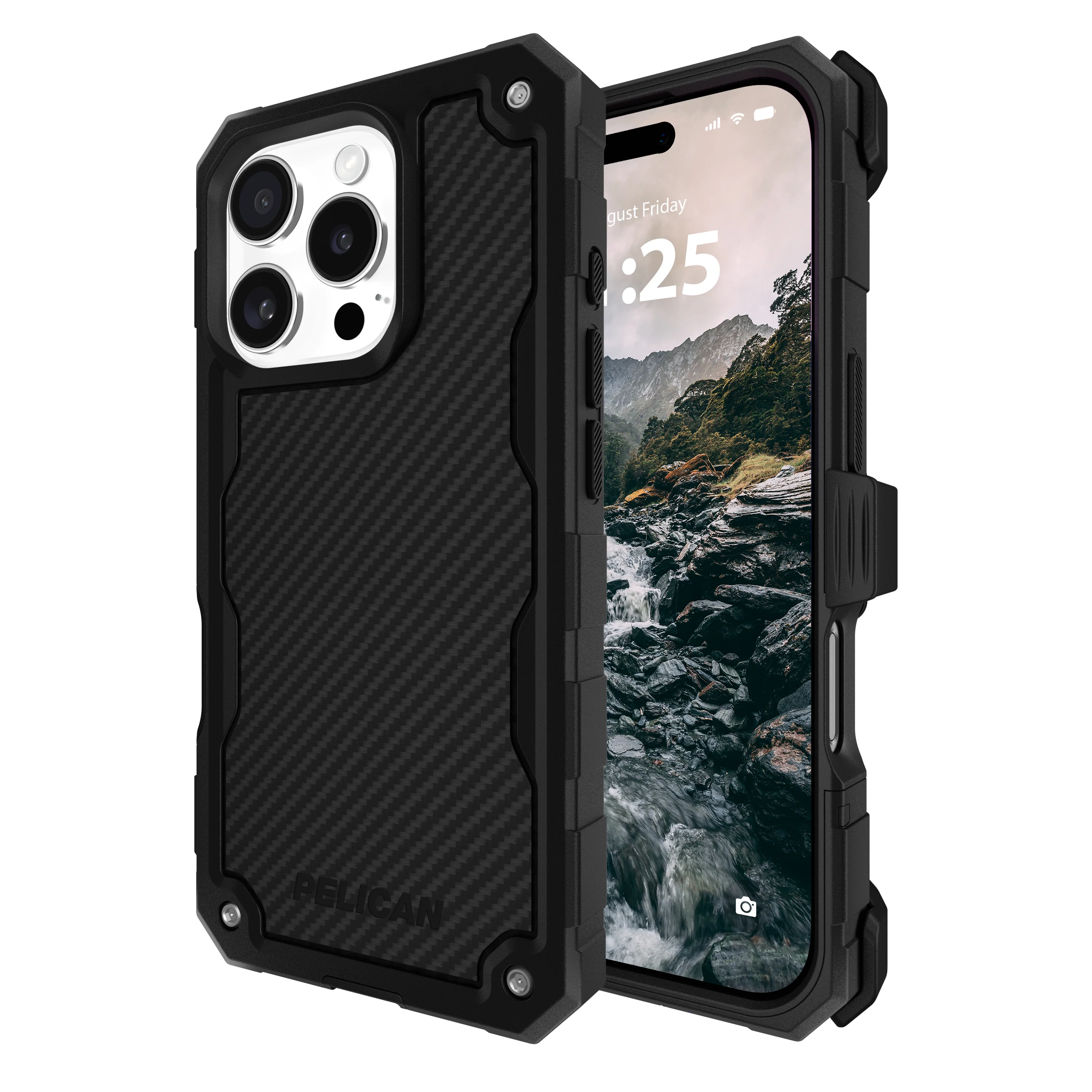 Shield w/ MagSafeĀ® for Apple iPhone 16 Pro - Black Carbon - Image 7