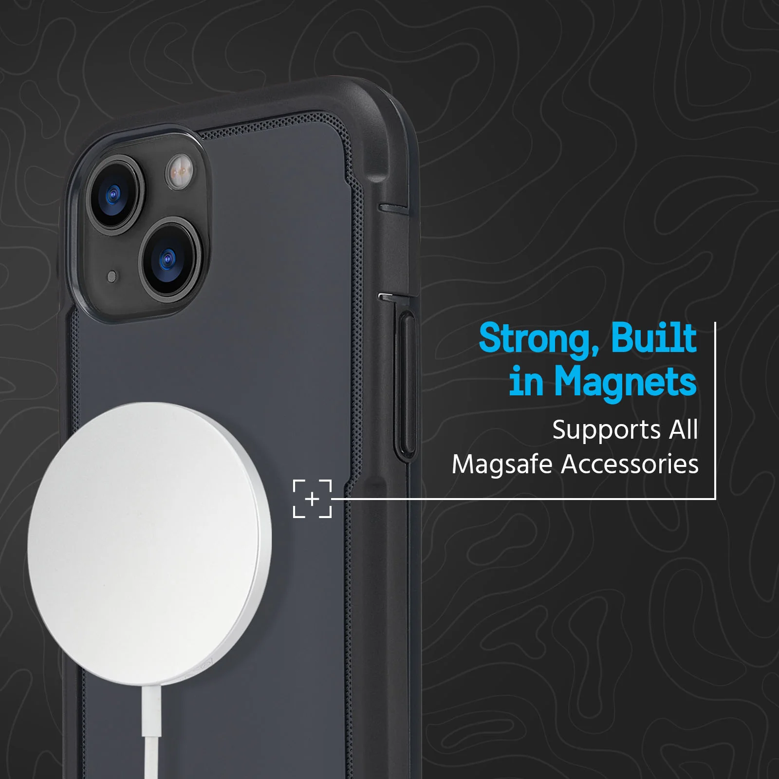 Voyager w/ MagSafeĀ® for iPhone 14 - Black - Image 12