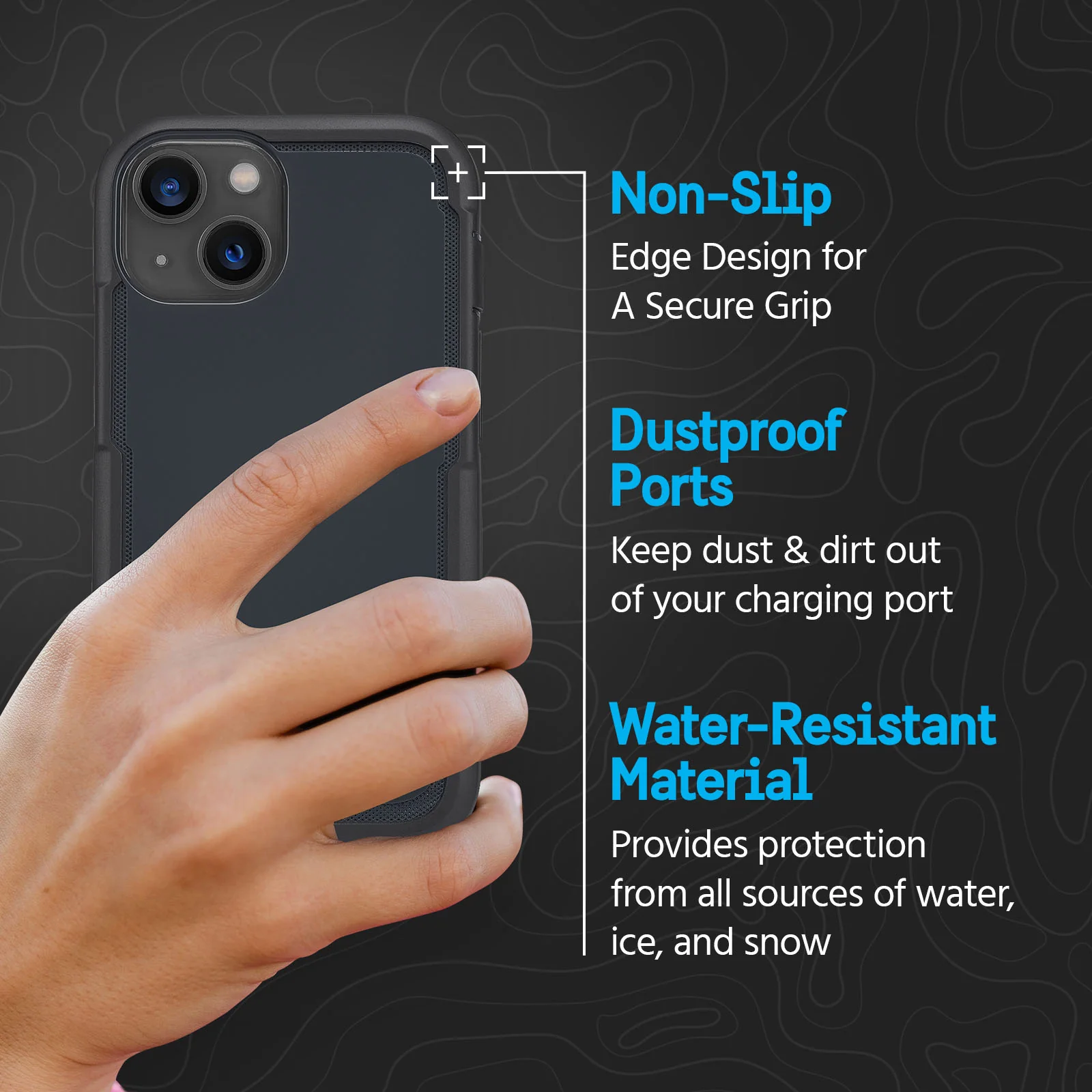 Voyager w/ MagSafeĀ® for iPhone 14 - Black - Image 5